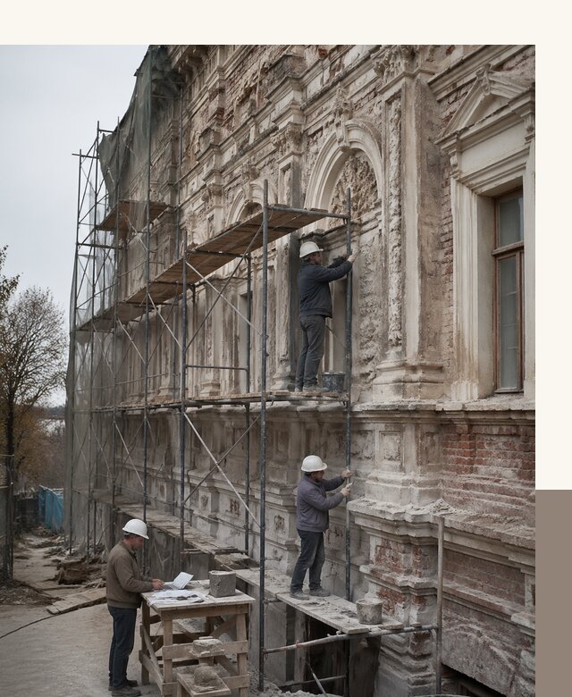 Реставрация объектов культурного наследия под ключ в Анапе